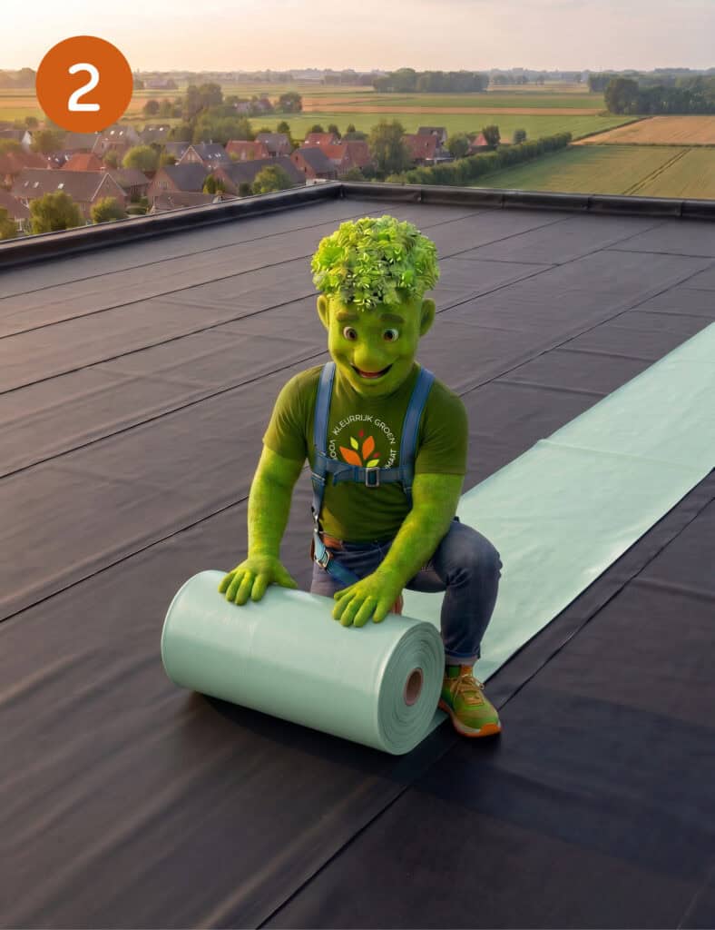 Mooigroendak aanleggen stap2