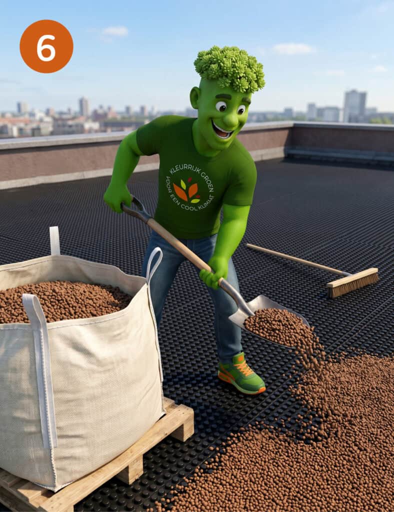Mooigroendak aanleggen stap6