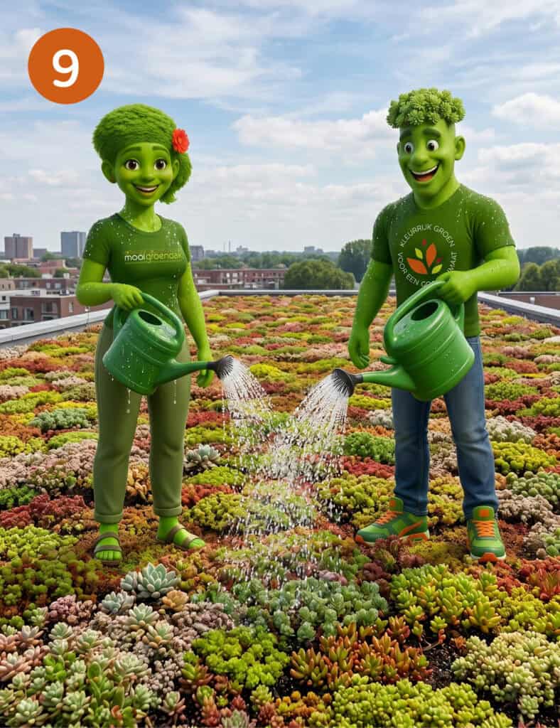 Mooigroendak aanleggen stap9